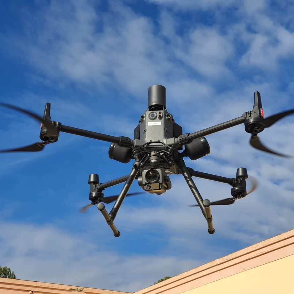 drone shot