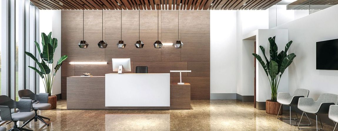 reception aziendale moderna