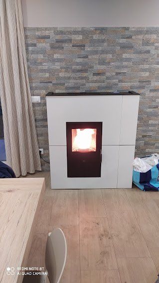 caminetto bianco