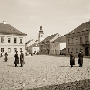 Polish town square