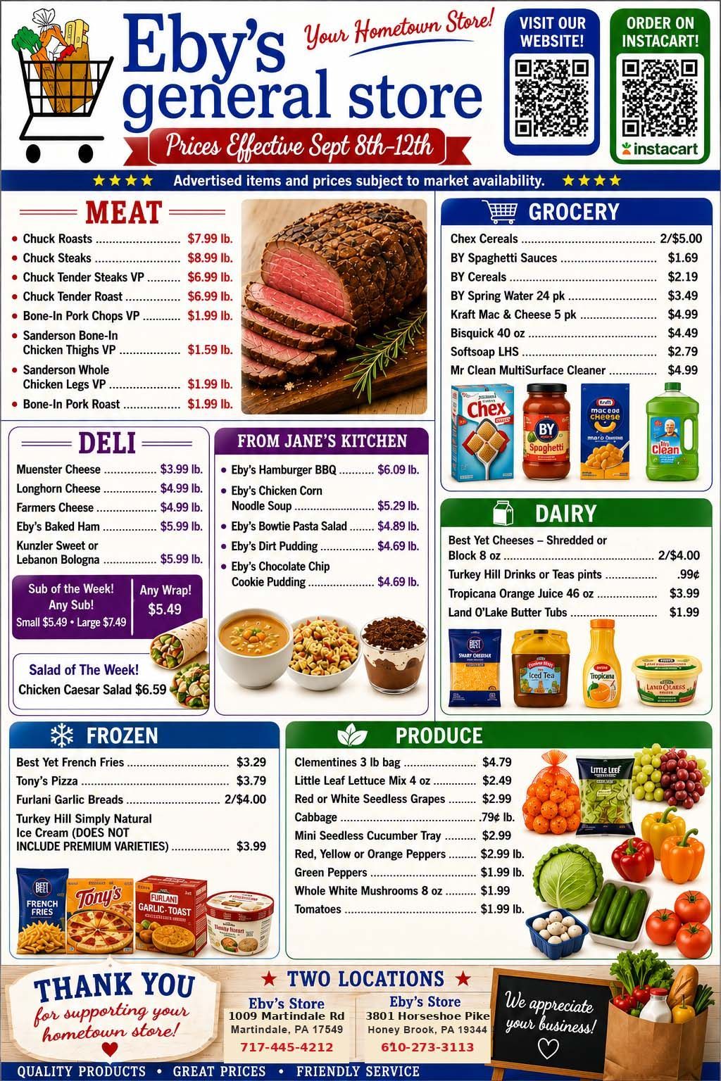 Weekly Grocery Savings Flyer
