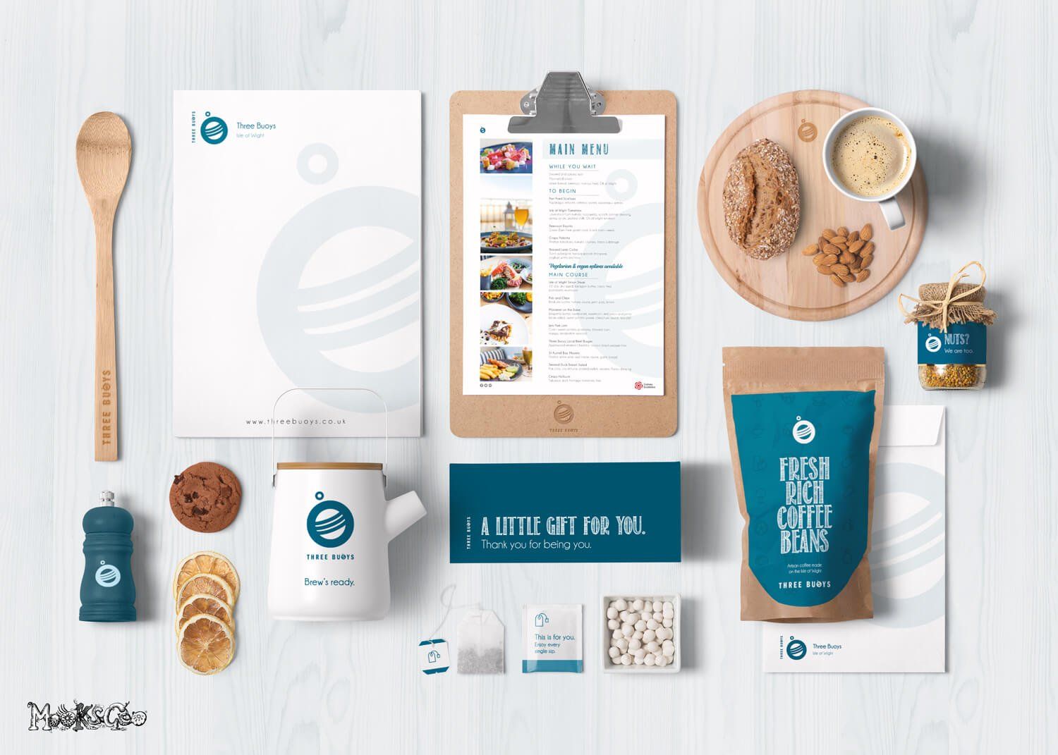 packaging and branding mock up designed by MooksGoo