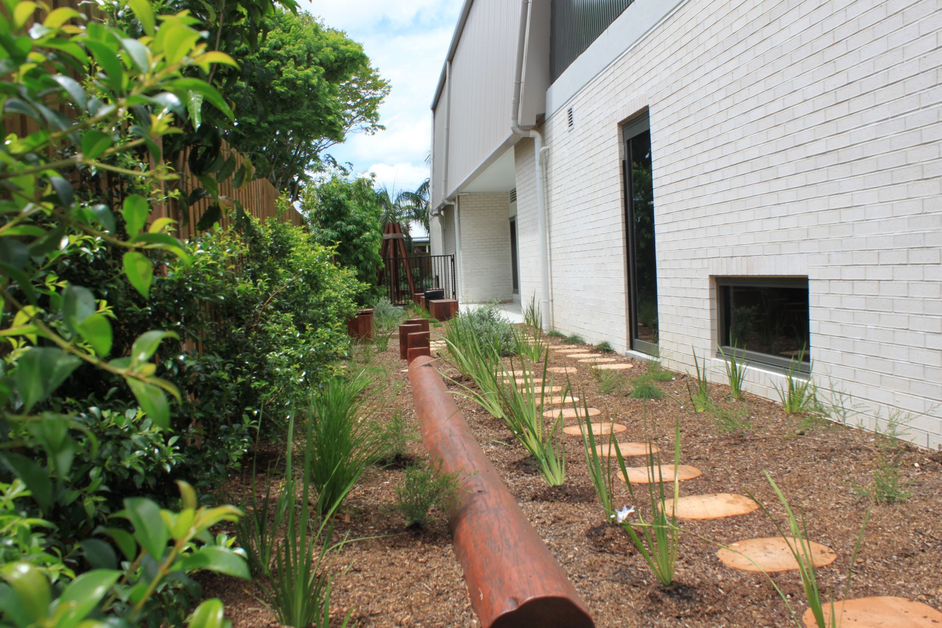 St Lukes Child Care Footpath Garden