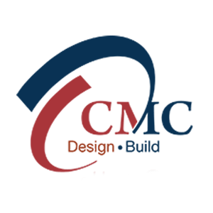 A logo for cmc design and build