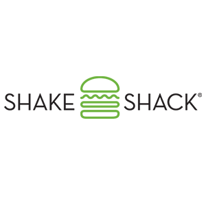 The logo for shake shack has a hamburger on it.