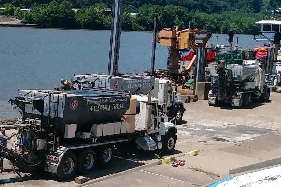 Concrete Delivery For Parking Sidewalk — Pittsburgh, PA — Pittsburgh Mobile Concrete Concrete Delivery For Parking Sidewalk — Pittsburgh, PA — Pittsburgh Mobile Concrete