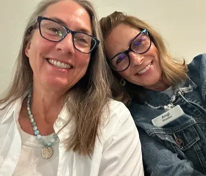 Amy Roberts and Angi Hunter