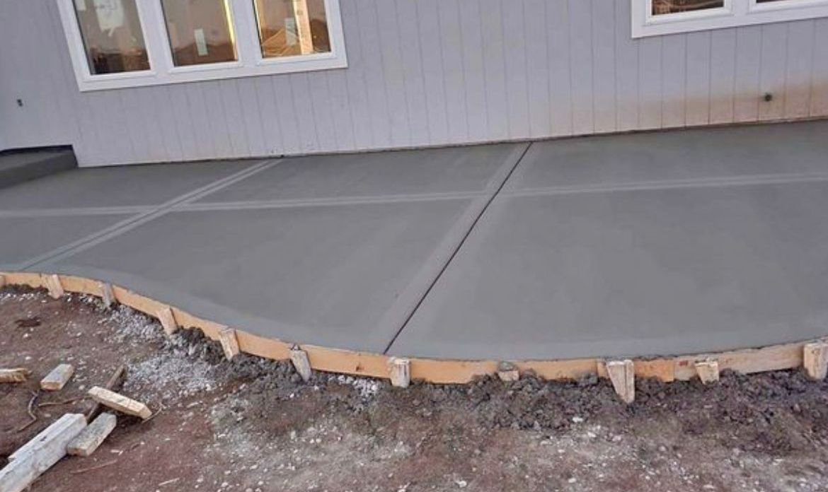Patio On A Backyard - Lee’s Summit, MO - Heartland Fence & Concrete Co.