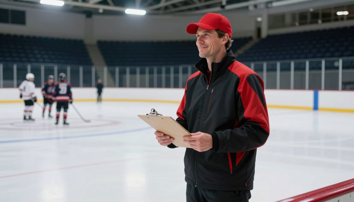 Coach leading team
