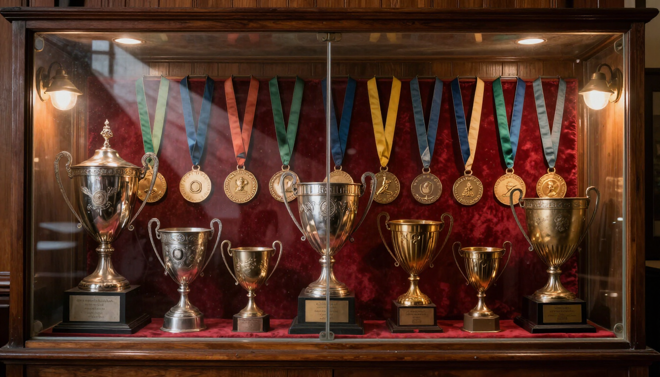 Vintage hockey trophy