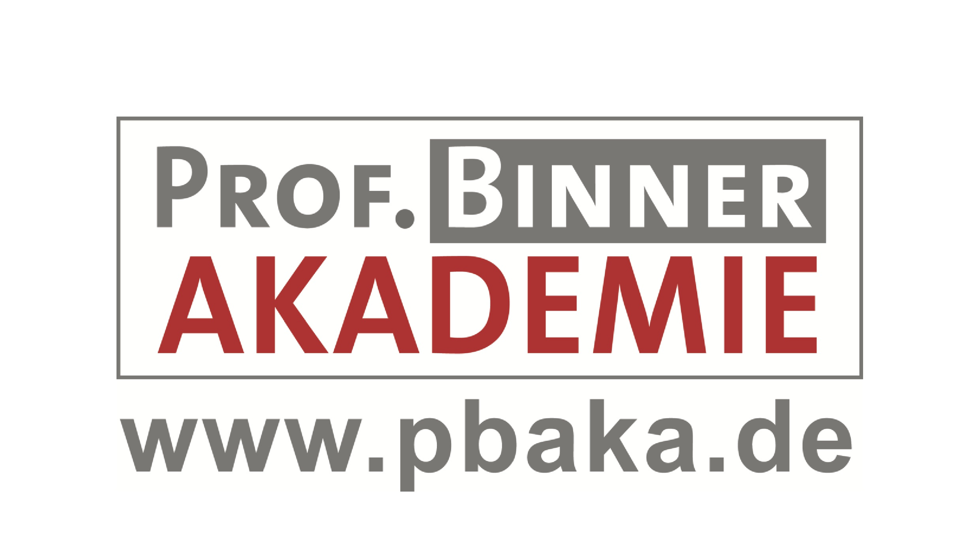 Prof. Binner Akademie GmbH Logo