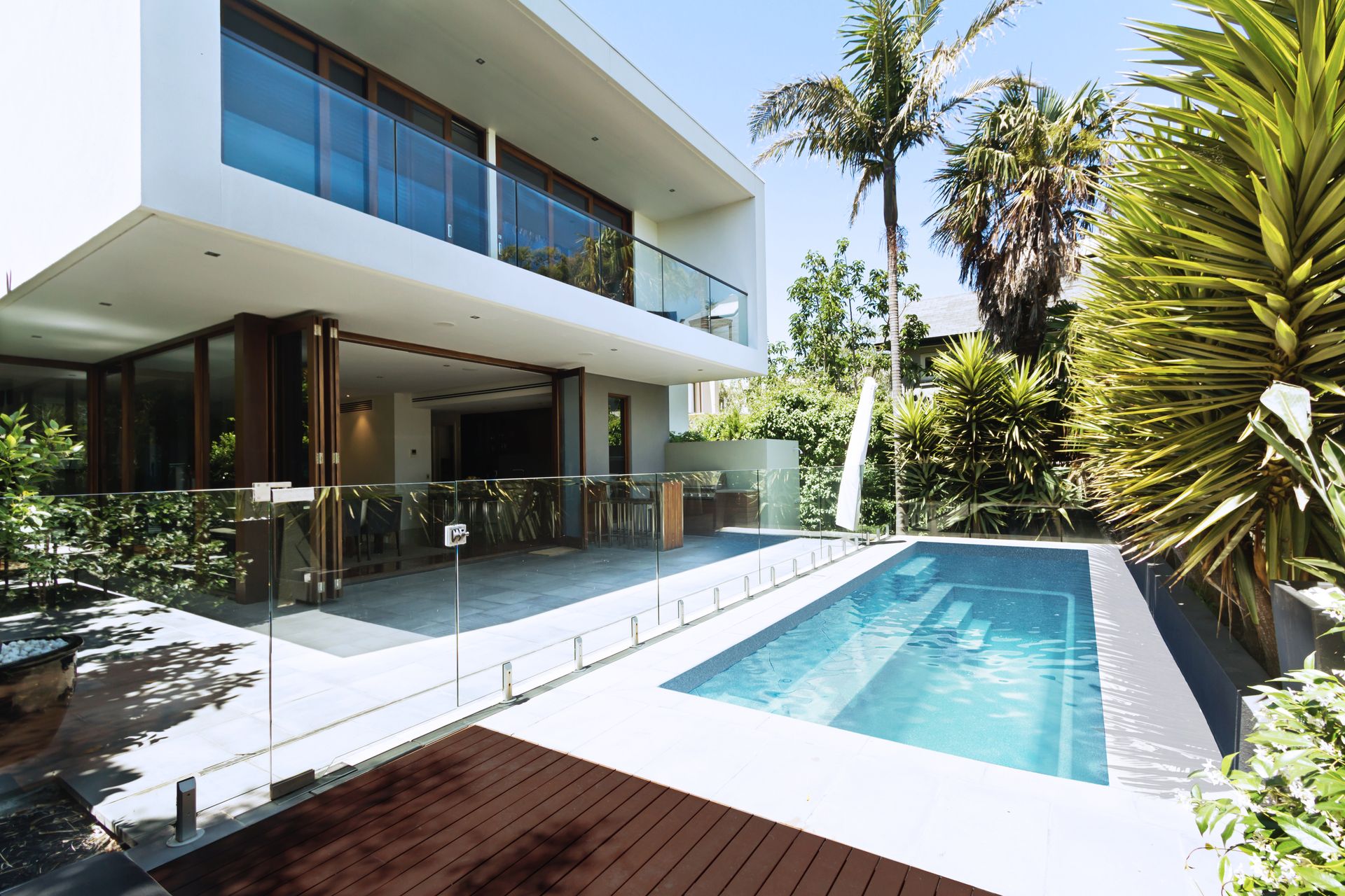 Modern House With Glass Balcony — Billabong Pool Co in Smeaton Grange, NSW