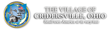 Logo for The Village of Cridersville, Ohio.