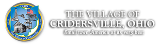 Logo for The Village of Cridersville, Ohio.