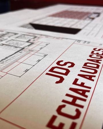 plan technique d'échafaudage