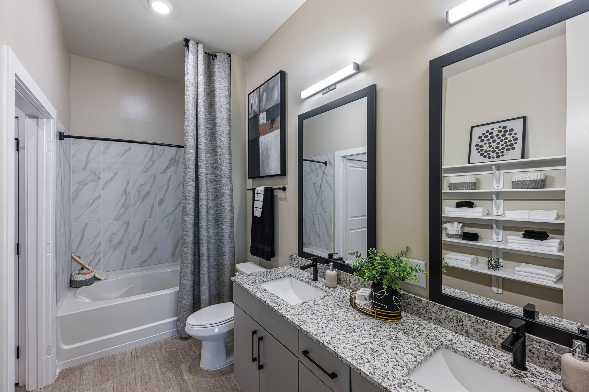 Bathroom at Conclave Sugar Hill. 