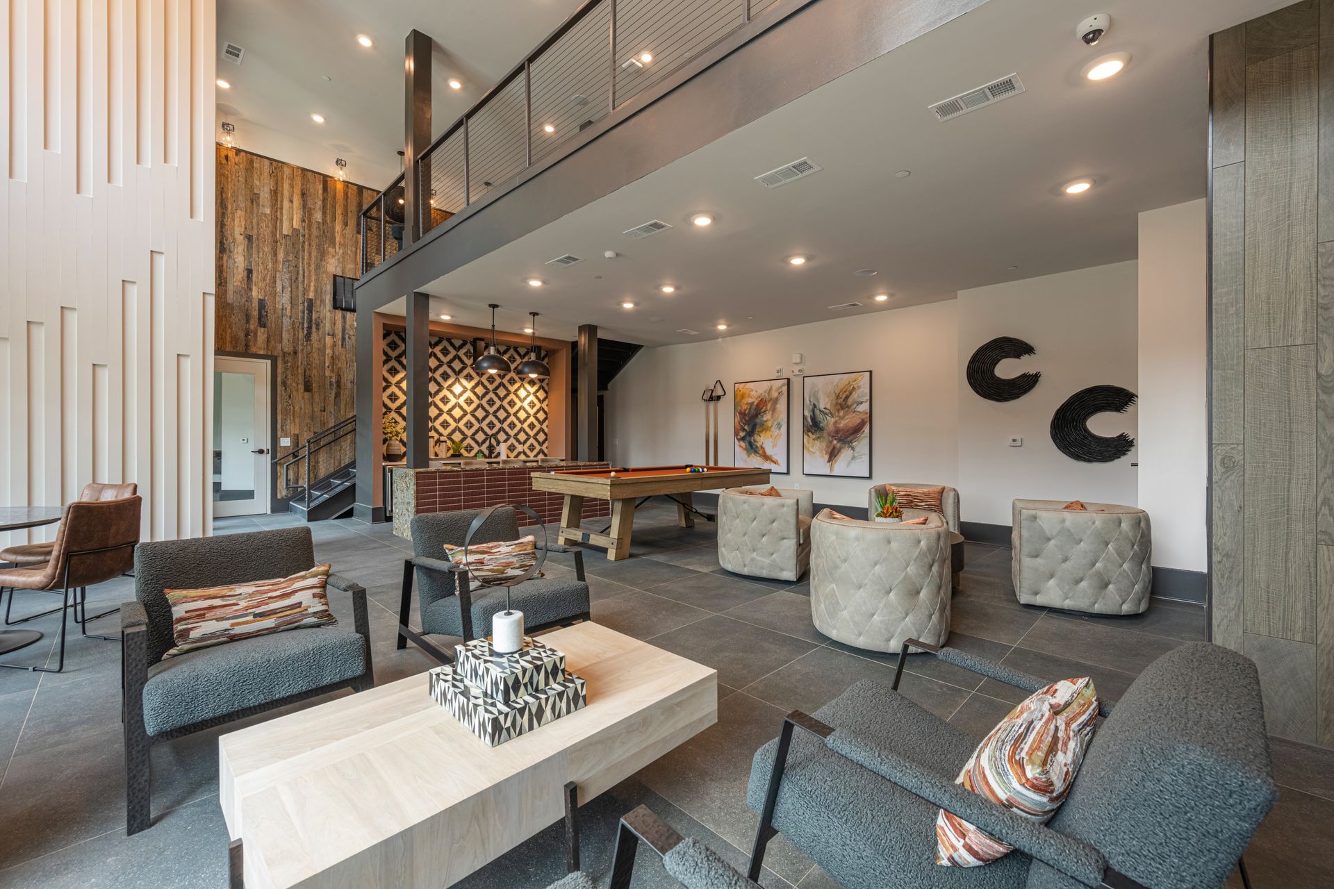 Clubhouse at Conclave Sugar Hill. 