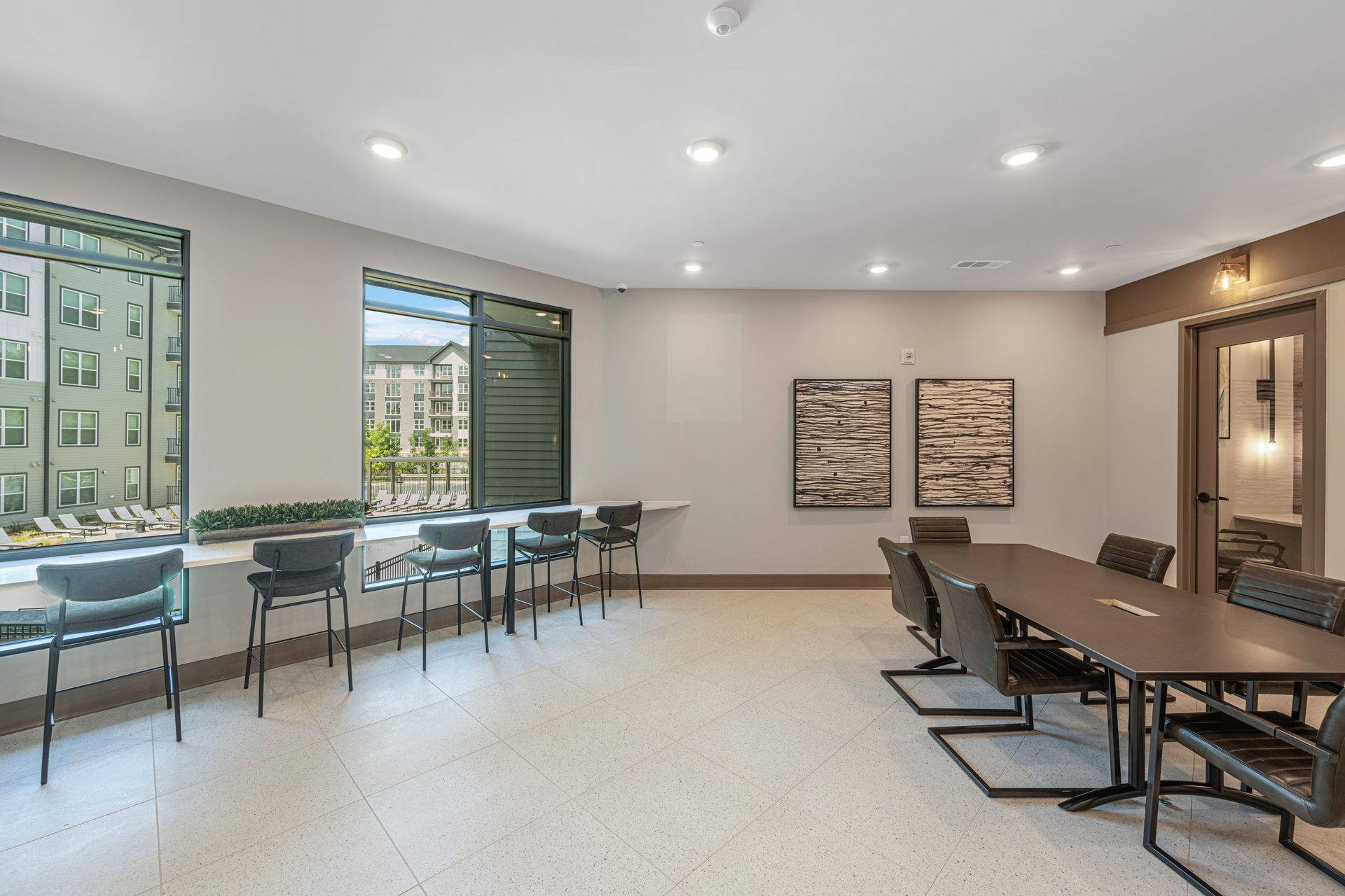 Conference room at Conclave Sugar Hill. 