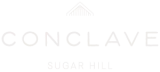 Conclave Sugar Hill logo with stylized house icon above the word "CONCLAVE".
