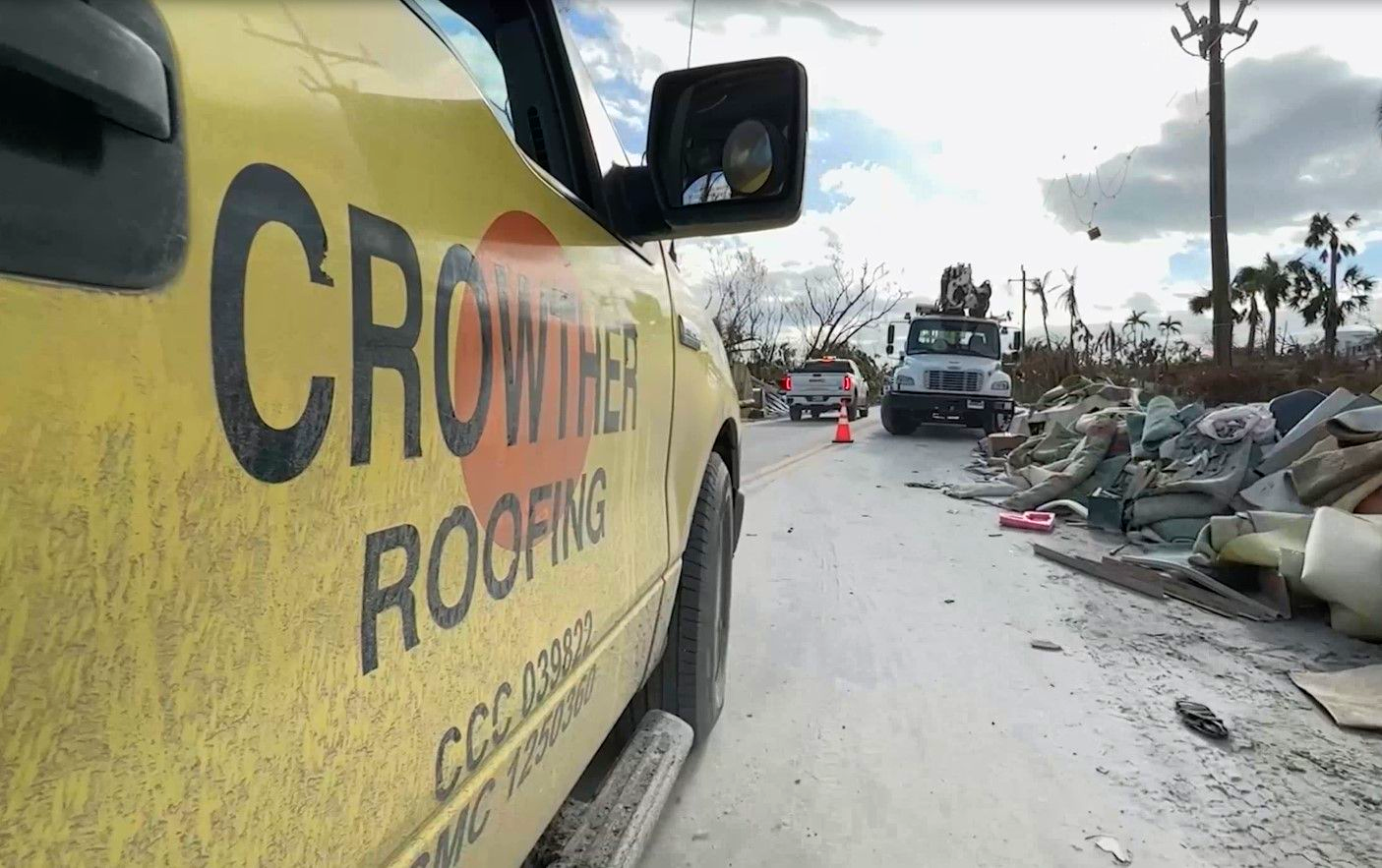 Crowther Roofing Work Truck