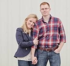 A Couple Smiling Together. Shop Wedding Registries at McAdams' Ltd., a Gift Store in Columbia, MO.