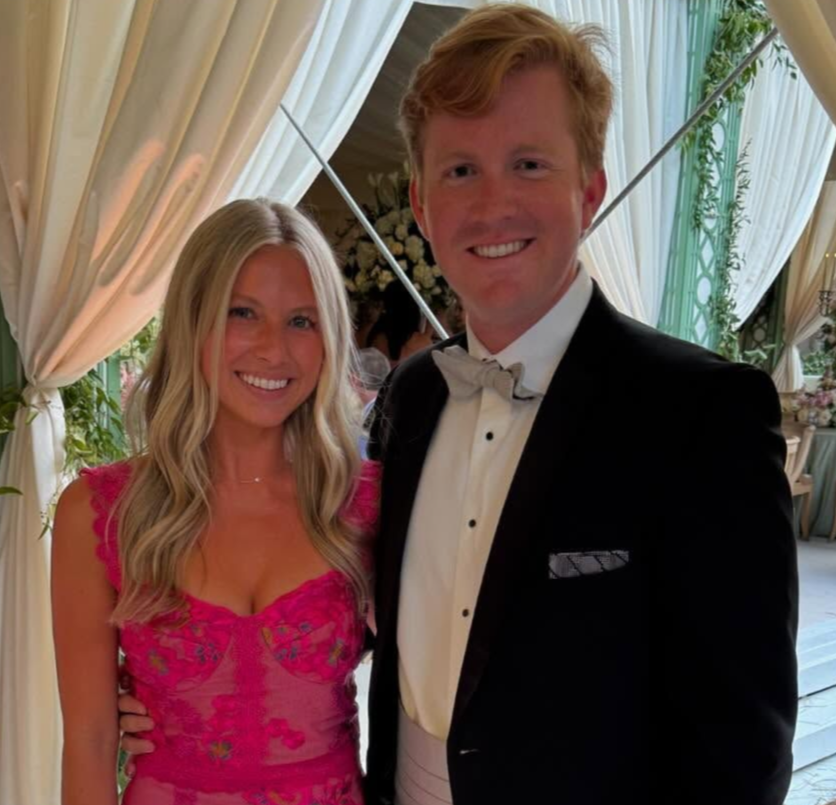 A Couple Smiling Together. Shop Wedding Registries at McAdams' Ltd., a Gift Store in Columbia, MO.
