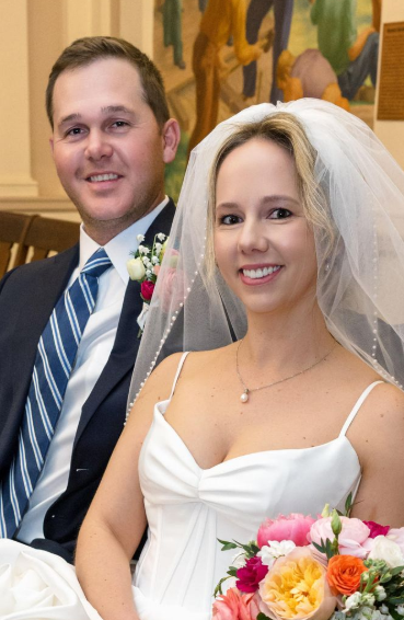 A Couple Smiling Together. Shop Wedding Registries at McAdams' Ltd., a Gift Store in Columbia, MO.