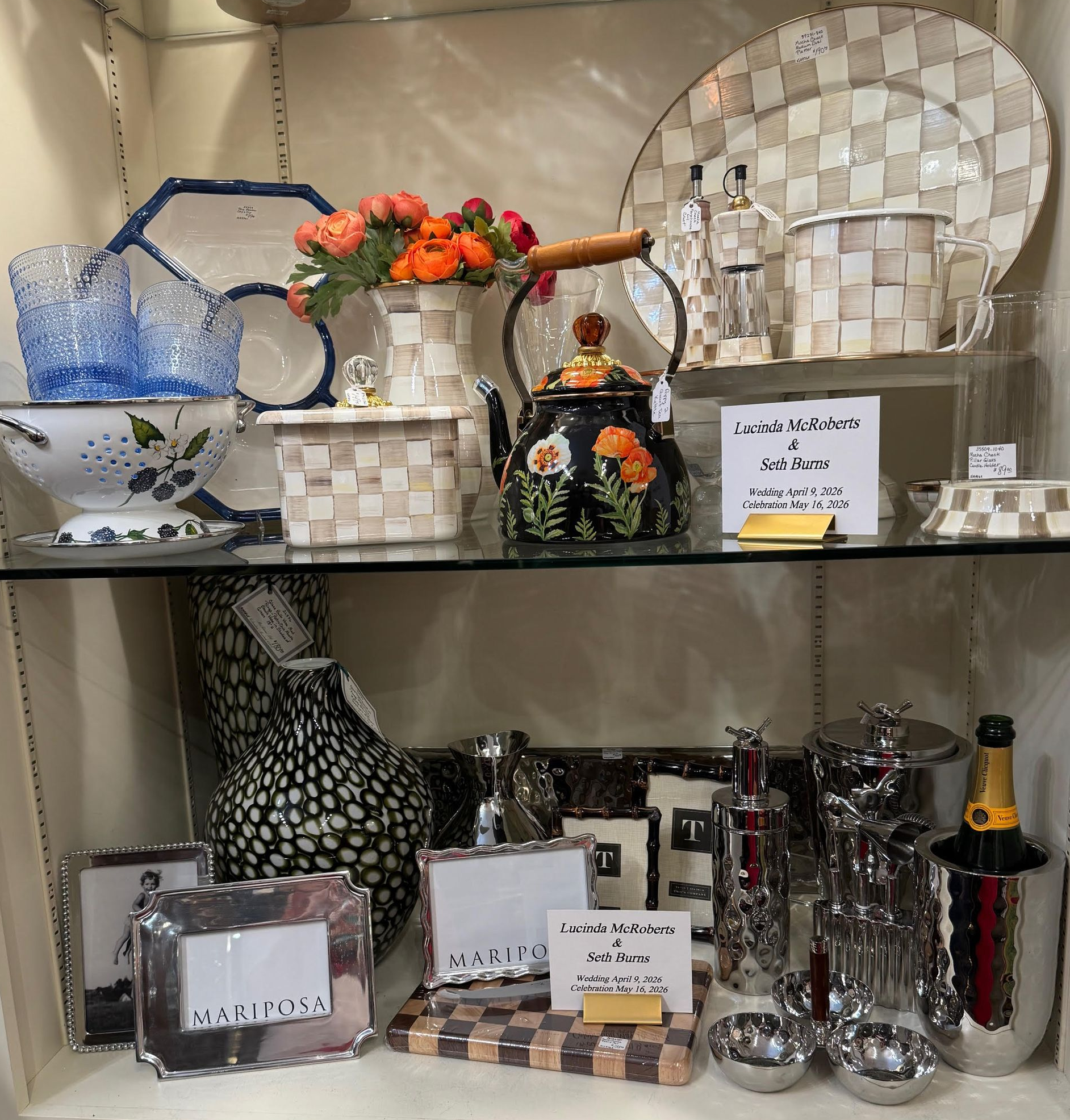 McAdams' Ltd. in Columbia, MO | Wedding Registry of Lucinda McRoberts & Seth Burns