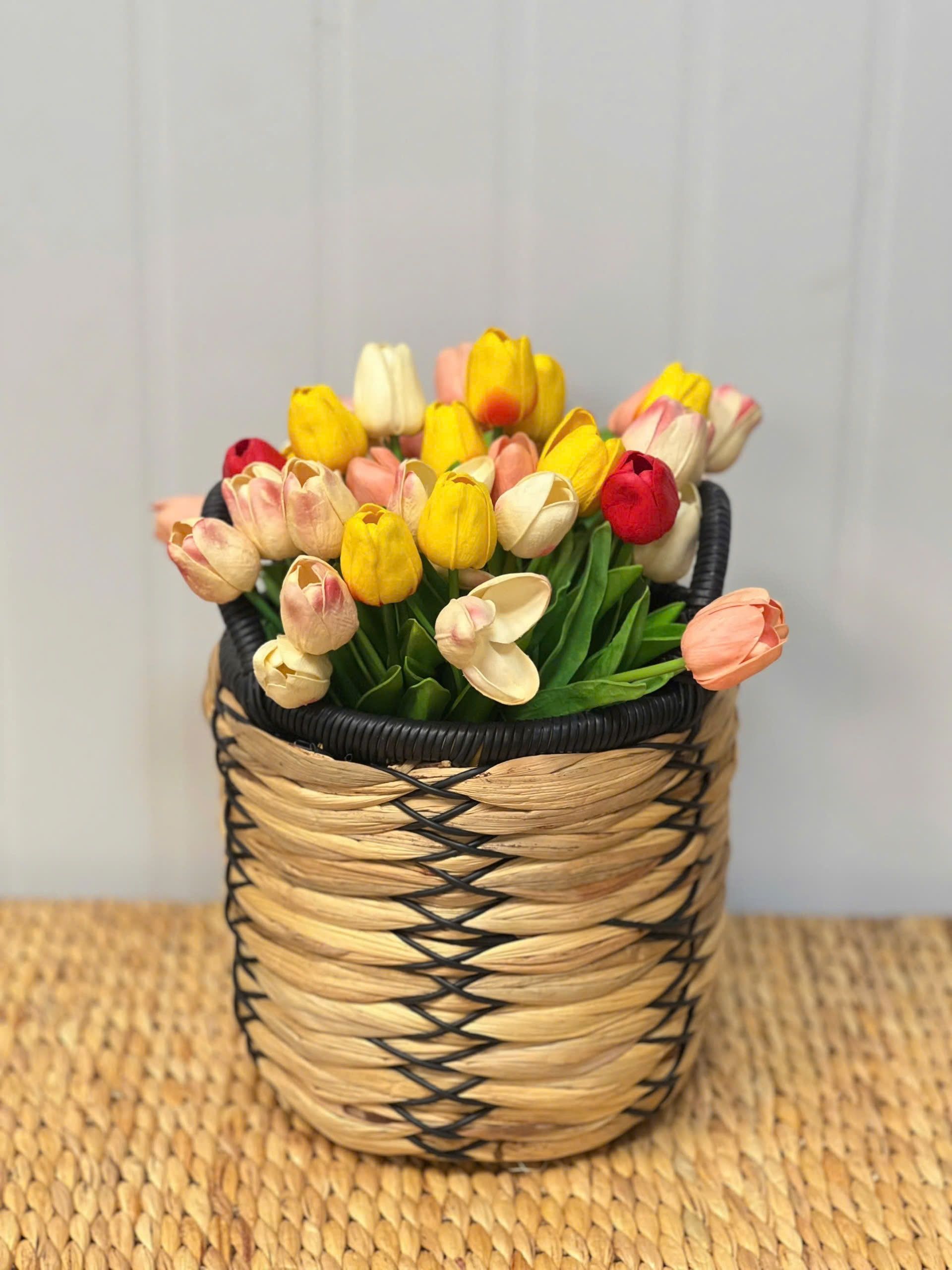 Handwoven Flower Basket