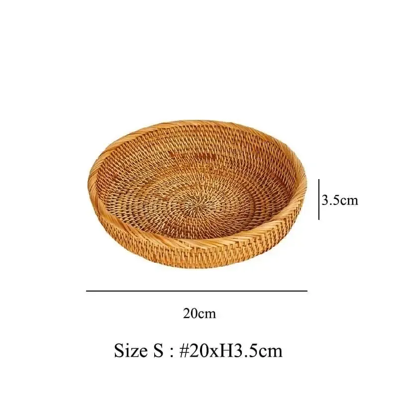 Handwoven Circle Fruit Bowls