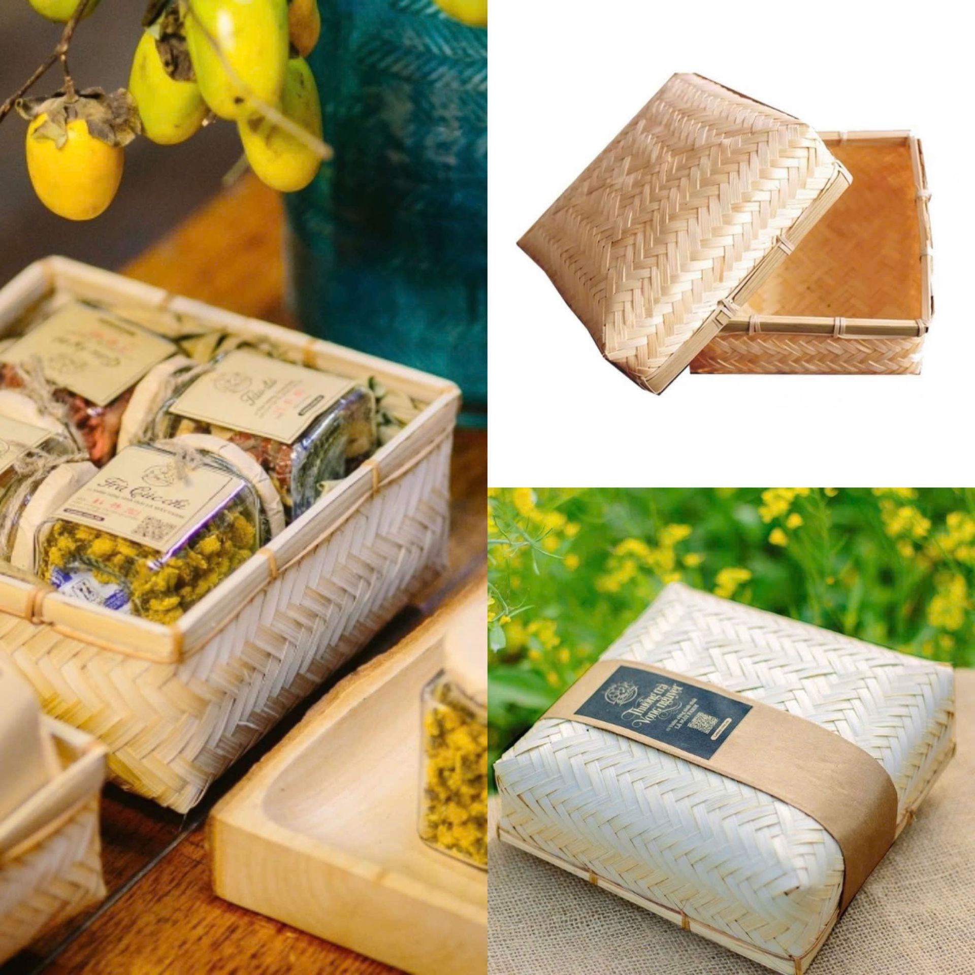 Handwoven Square Gift Box