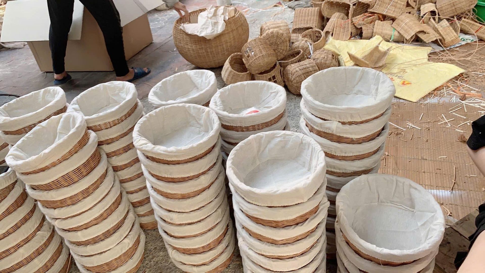 Handwoven Circular Baskets