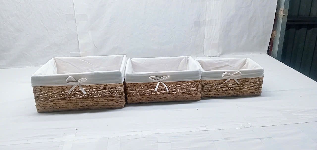 Handwoven Rectangular Baskets