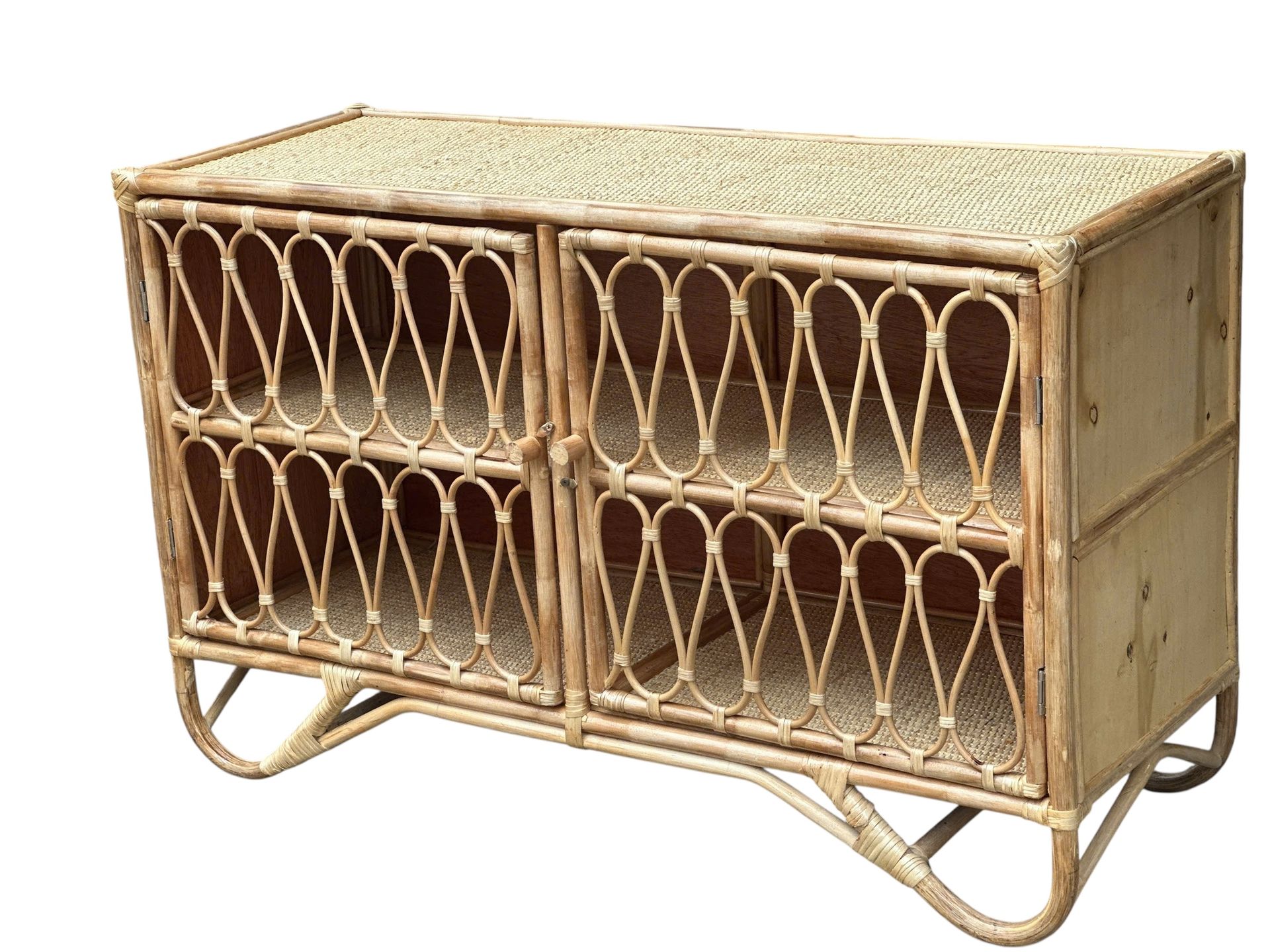 Handwoven Rattan Wine Bottle Holder