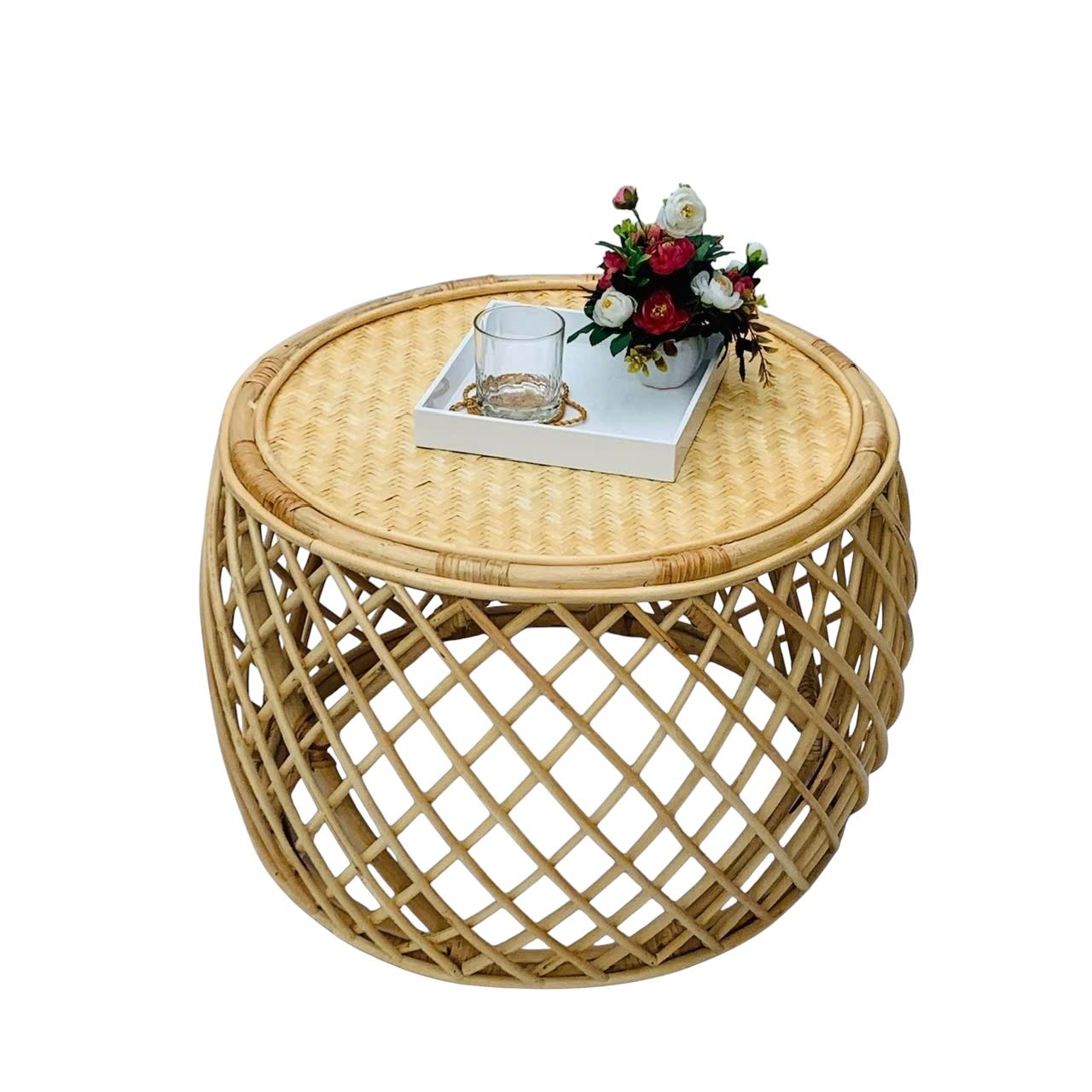 beautiful Rattan coffee table, nightstands, bedroom furniture and shelving