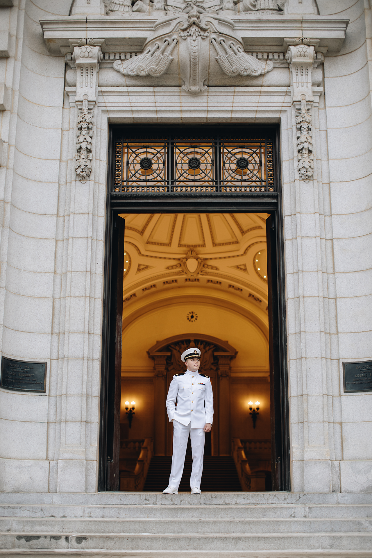 Portrait of Midshipmen done at Naval Academy in Annapolis, MD. Elegant and classic portraits. 