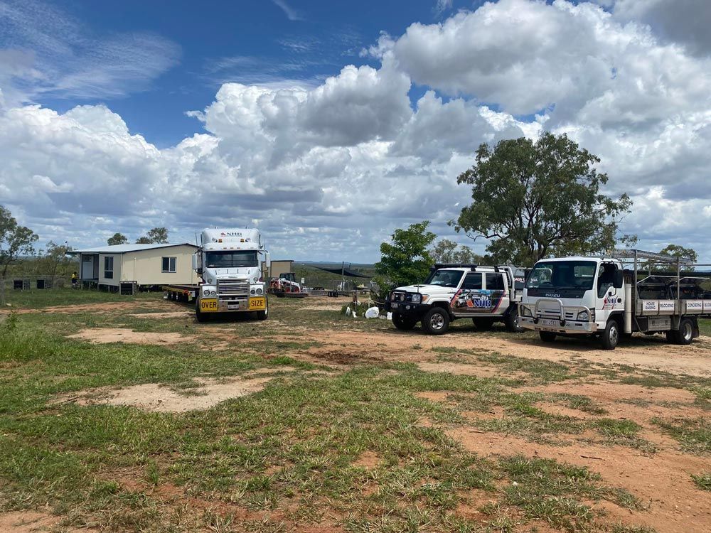 House Relocation in Progress — House Lifting Services in Garbutt, QLD