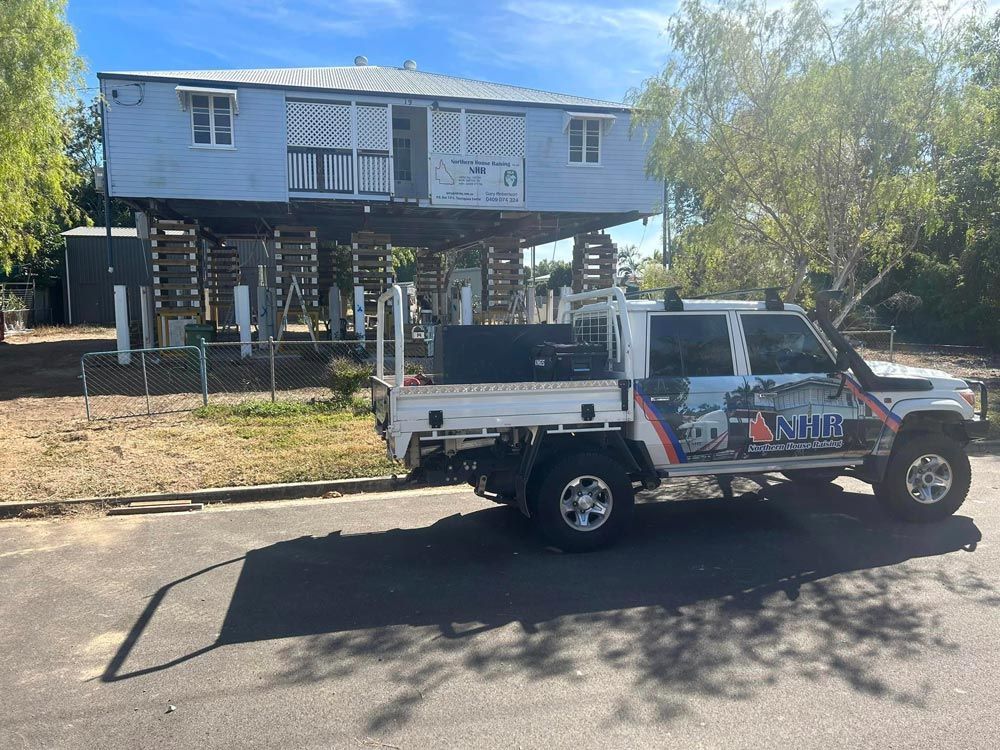 House on Process for Elevation — House Lifting Services in Garbutt, QLD