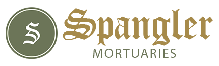 The logo for sample funeral home is shown on a white background.