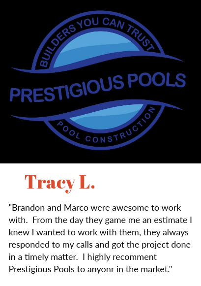 Prestigious Pools Testimonial 1