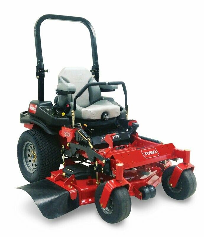 A Red and Black Toro Zero Turn Lawn Mower on a White Background — Jacksons Mower Centre in Mackay, QLD