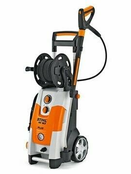 A Stihl Pressure Washer is Shown on a White Background — Jacksons Mower Centre in Mackay, QLD