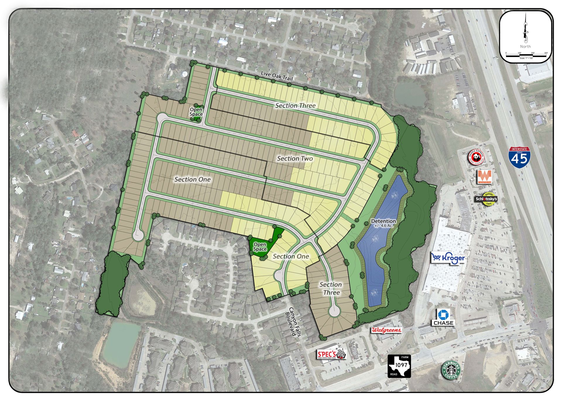 Enclave at Willis Map