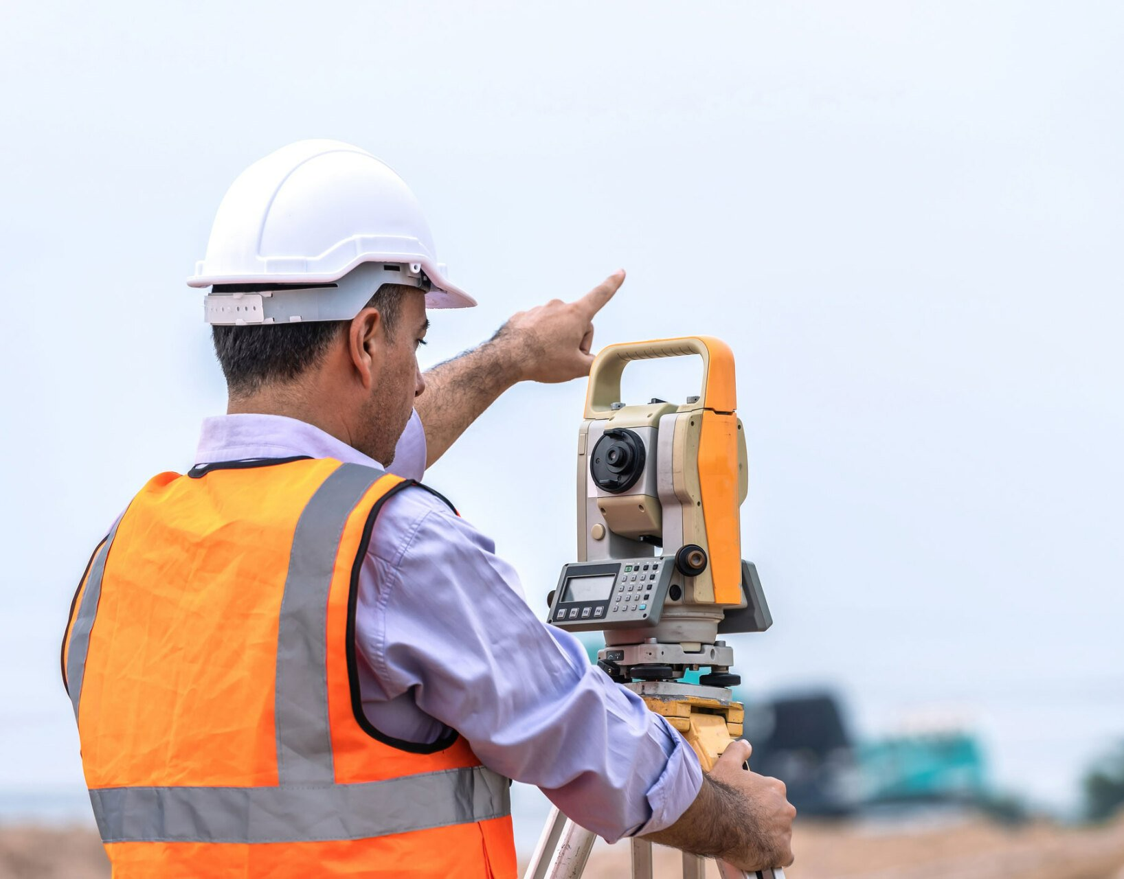 Man with survey equipment | Cessnock, NSW | Marshall Scott Surveying & Land Development Consultants