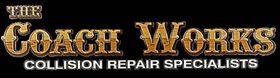 The Coach Works logo with brown/orange text and a gear emblem on a light background
