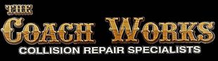 The Coach Works logo with brown/orange text and a gear emblem on a light background