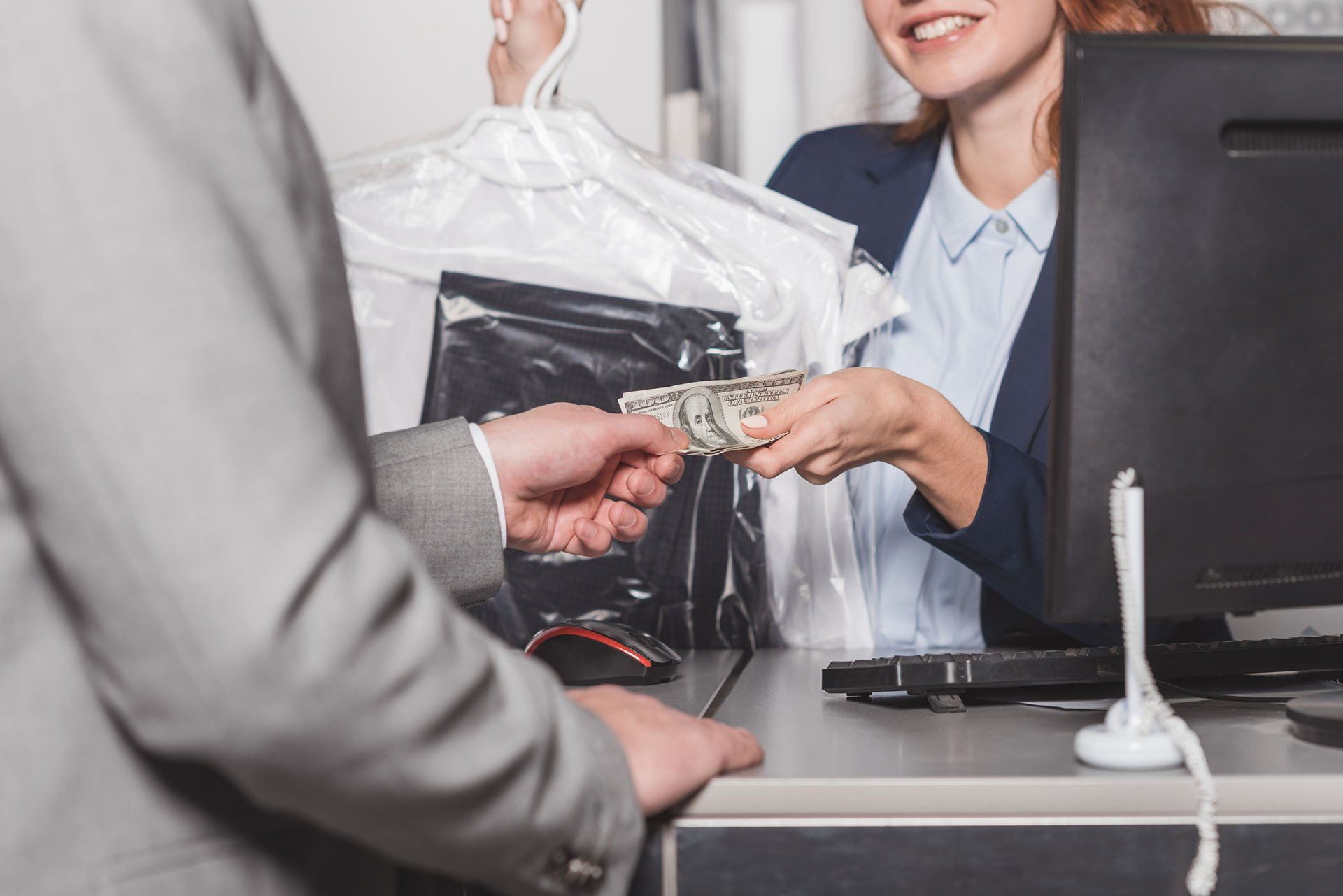 Dry Cleaning Payment — Orinda, CA — Clean Cleaners