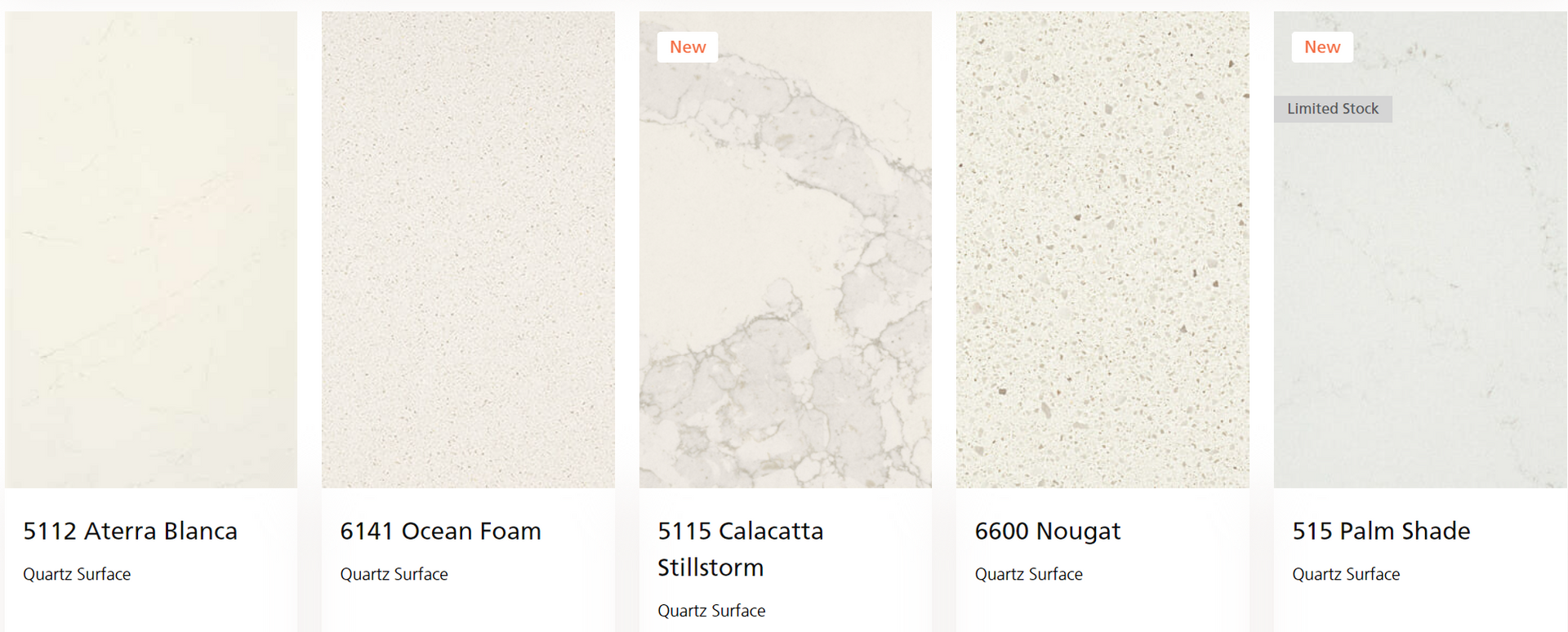 A row of different types of white tiles on a white background.