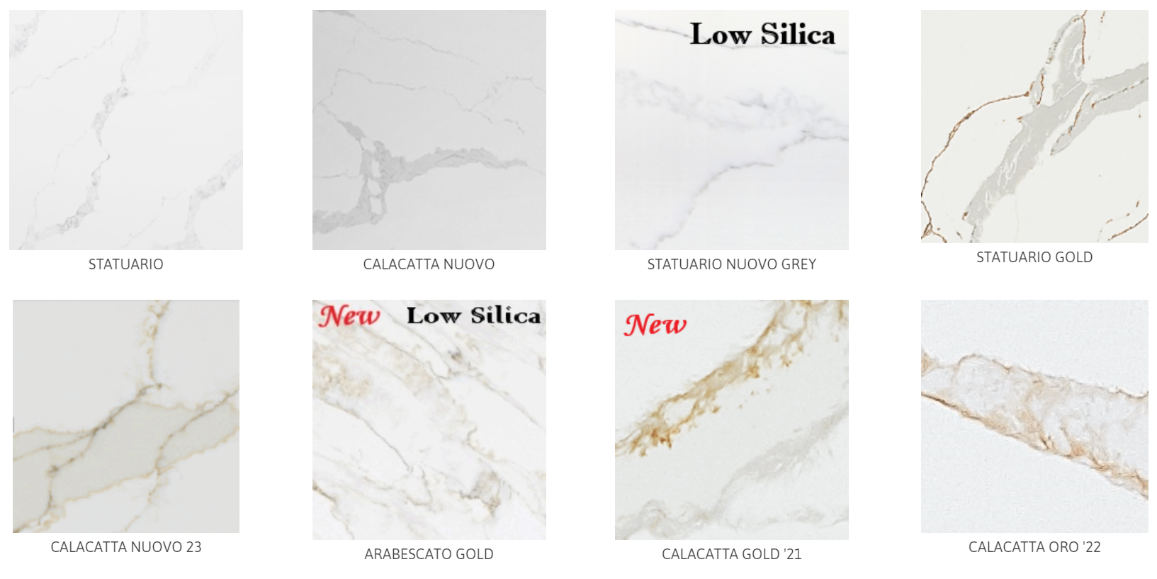 There are many different types of marble.