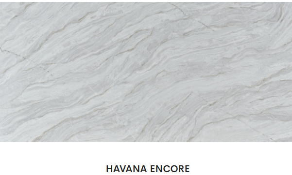 A close up of a havana encore marble slab.